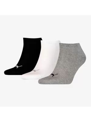 Șosete PUMA UNISEX SNEAKER PLAIN 3P GRI
