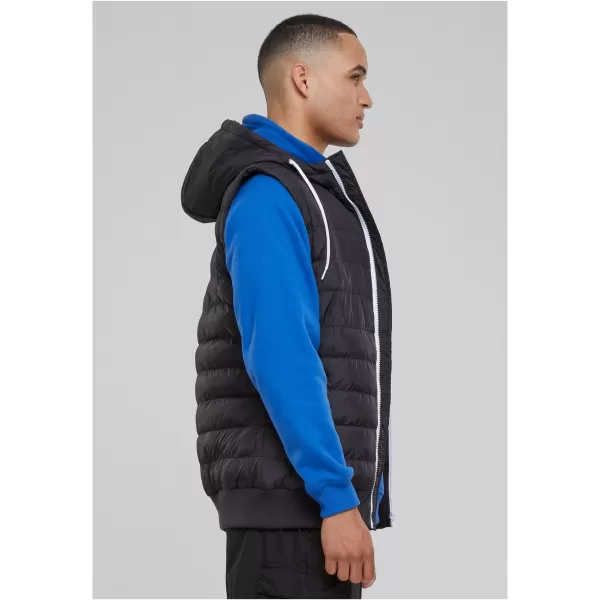  Vesta pentru bărbați URBAN CLASSICS TB510 NEGRU/ALB 