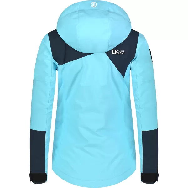  Jachetă de schi pentru femei NORDBLANC FROZEN NBWJL8125 ALBASTRU DESCHIS 