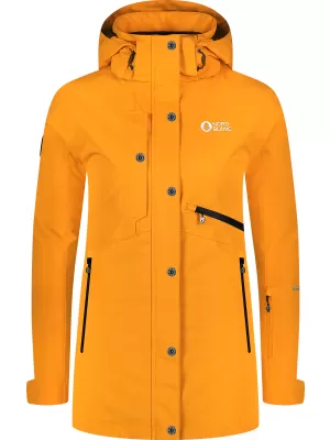 Jachetă de schi pentru femei NORDBLANC SLEDDING NBWJL8127 PORTOCALE