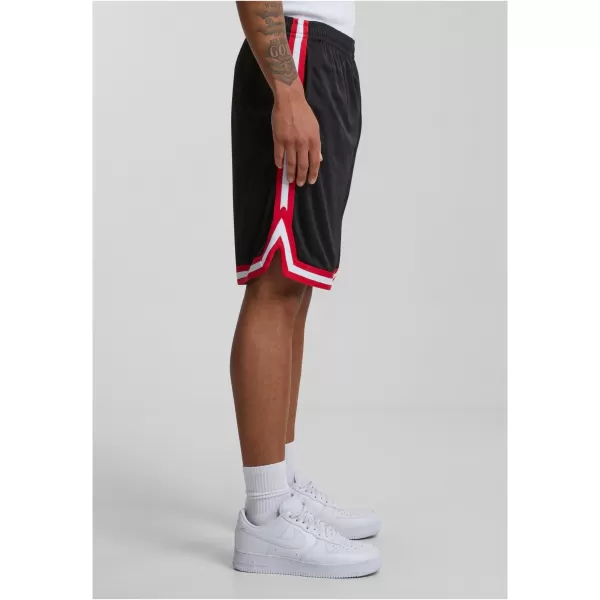  Pantaloni scurţi URBAN CLASSICS TB243 NEGRU/ROȘU/ALB 