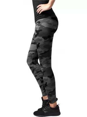Jambiere de damă URBAN CLASSICS TB1331 CAMUFLAJ ÎNTUNECAT