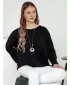 Panoul pentru doamne DSTREET LOOSEFEMME NEGRU