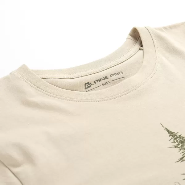  Tricou pentru bărbați din bumbac organic ALPINE PRO EKK MTSD920 ARDEI ALB 