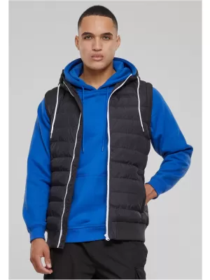 Vesta pentru bărbați URBAN CLASSICS TB510 NEGRU/ALB