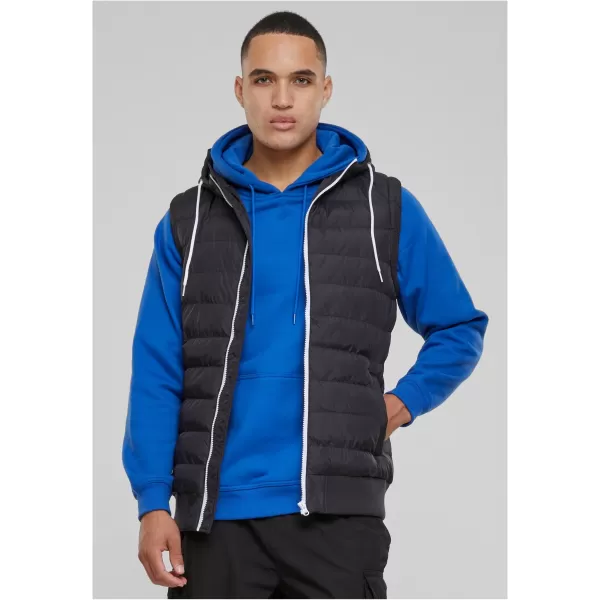  Vesta pentru bărbați URBAN CLASSICS TB510 NEGRU/ALB 