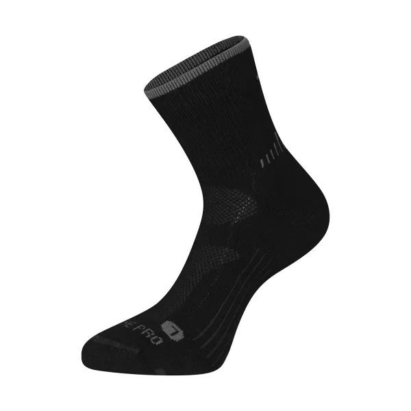  Șosete antibacteriene din lână merino ALPINE PRO KEROWE USCC096 NEGRU 