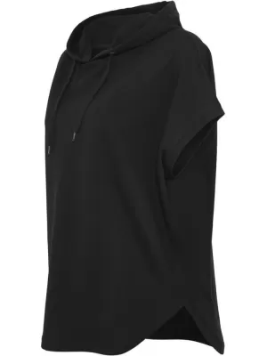 Hanorac de damă fără mâneci URBAN CLASSICS TB931 NEGRU