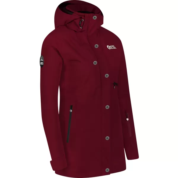  Jachetă de schi pentru femei NORDBLANC SLEDDING NBWJL8127 BURGUNDIA 