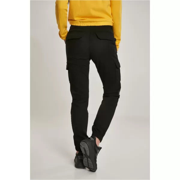  Pantalonii pentru doamne URBAN CLASSICS TB3048 NEGRU 