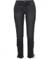 Pantalonii pentru doamne URBAN CLASSICS TB2003 NEGRU SPĂLAT