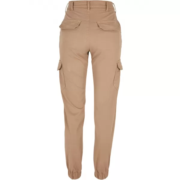  Pantalonii pentru doamne URBAN CLASSICS TB3048 UNIUNE BEIGE 
