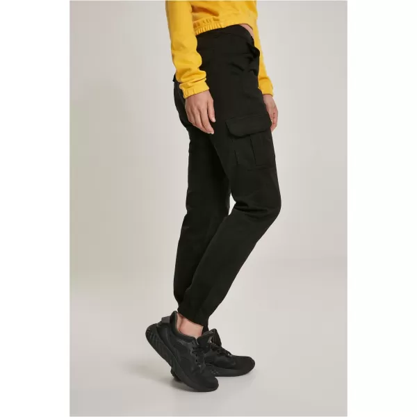 Pantalonii pentru doamne URBAN CLASSICS TB3048 NEGRU 