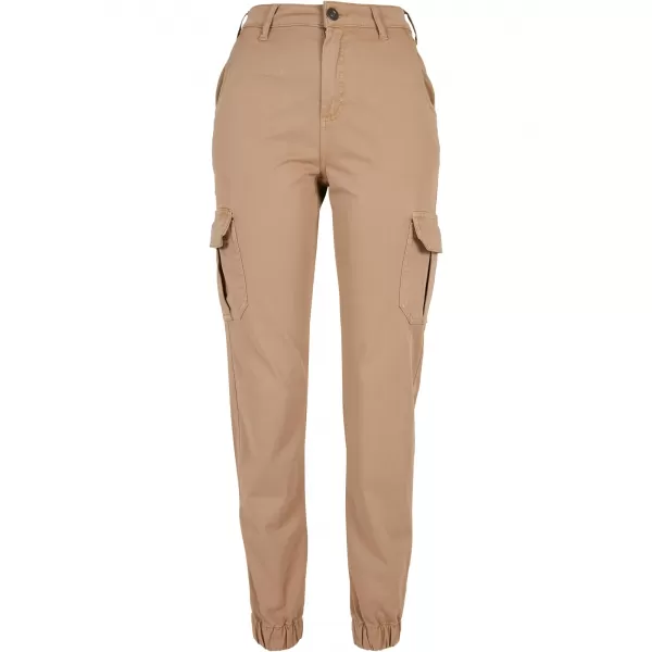  Pantalonii pentru doamne URBAN CLASSICS TB3048 UNIUNE BEIGE 