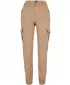 Pantalonii pentru doamne URBAN CLASSICS TB3048 UNIUNE BEIGE