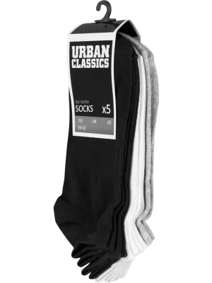 Șosete URBAN CLASSICS TB1470 NEGRU/ALB/GRI