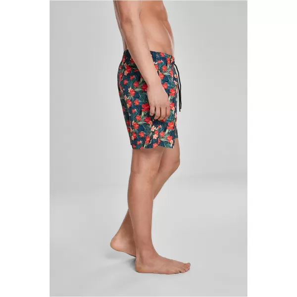  Pantaloni scurţi URBAN CLASSICS TB2679 NEGRU/TROPICAL 