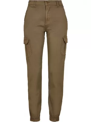 Pantalonii pentru doamne URBAN CLASSICS TB3048 MĂSLIN