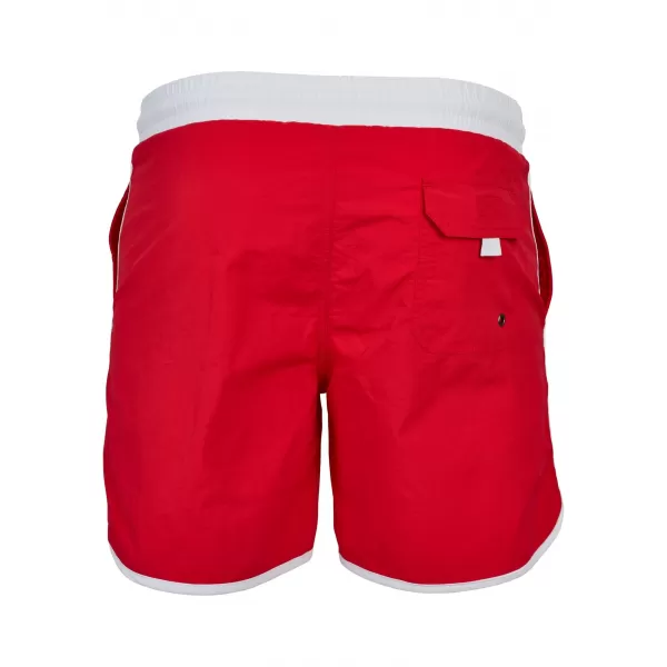  Pantaloni scurţi URBAN CLASSICS TB2050 FOC ROȘU/ALB 