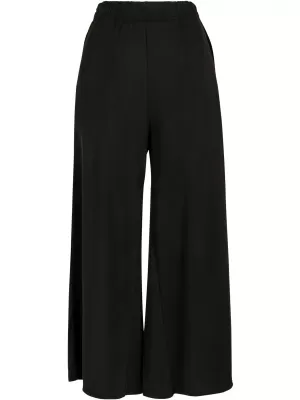 Pantalonii pentru doamne URBAN CLASSICS TB2597 NEGRU