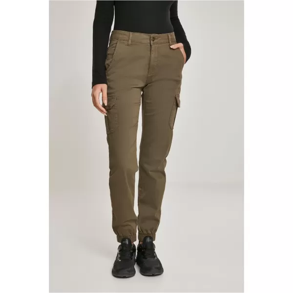  Pantalonii pentru doamne URBAN CLASSICS TB3048 MĂSLIN 