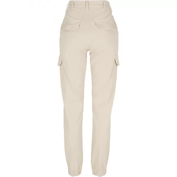  Pantalonii pentru doamne URBAN CLASSICS TB3048 ALB/NISIP 