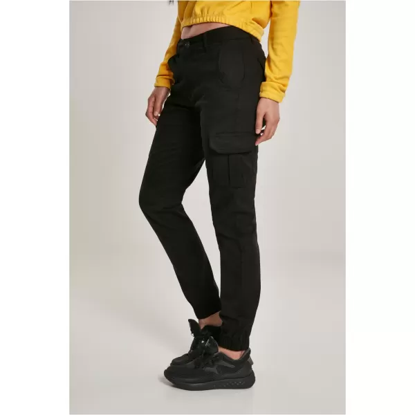  Pantalonii pentru doamne URBAN CLASSICS TB3048 NEGRU 