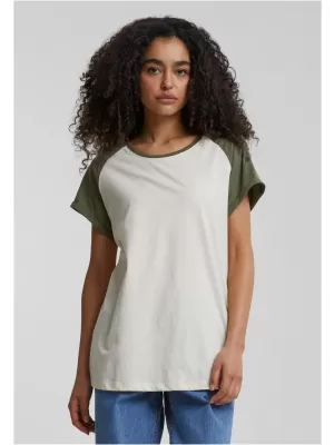 Cămaşă URBAN CLASSICS TB1913 NISIP ALB/MĂSLINE