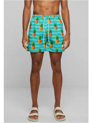 Pantaloni scurţi URBAN CLASSICS TB2679 AOP DE ANANAS