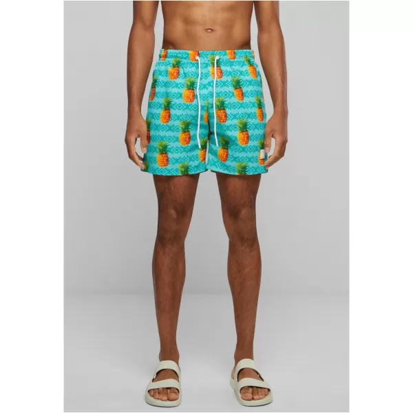  Pantaloni scurţi URBAN CLASSICS TB2679 AOP DE ANANAS 