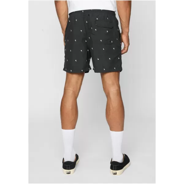  Pantaloni scurţi URBAN CLASSICS TB2680 NEGRU/PALM 