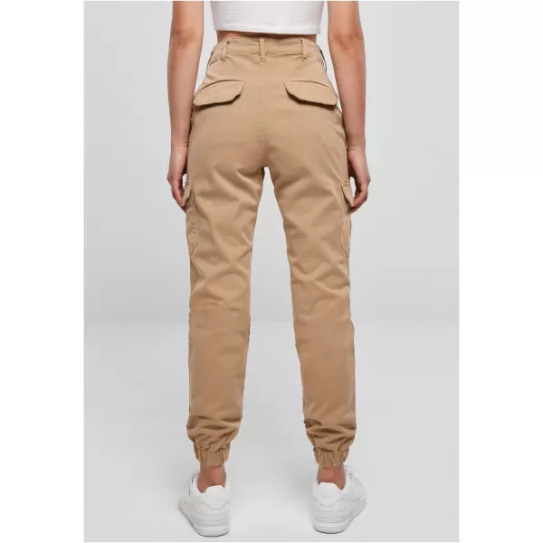  Pantalonii pentru doamne URBAN CLASSICS TB3048 UNIUNE BEIGE 