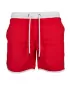 Pantaloni scurţi URBAN CLASSICS TB2050 FOC ROȘU/ALB