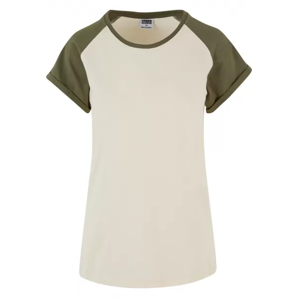  Cămaşă URBAN CLASSICS TB1913 NISIP ALB/MĂSLINE 