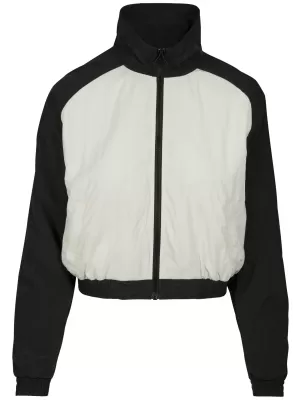 Geacă pentru doamne URBAN CLASSICS TB2662 NEGRU/ALB