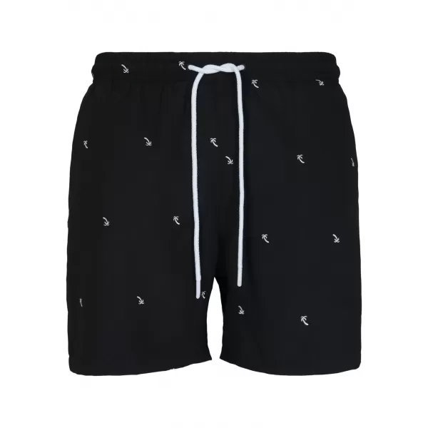  Pantaloni scurţi URBAN CLASSICS TB2680 NEGRU/PALM 