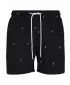 Pantaloni scurţi URBAN CLASSICS TB2680 NEGRU/PALM