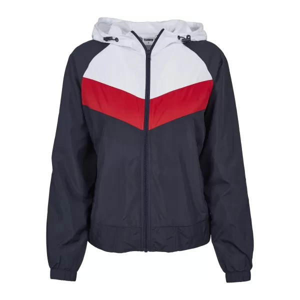  Geacă pentru doamne URBAN CLASSICS TB2009 NAVY/WHITE/FIRE ROȘU 