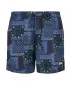 Pantaloni scurţi URBAN CLASSICS TB2679 NAVY BANDANA AOP