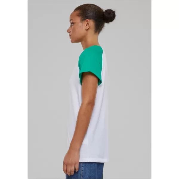  Cămaşă URBAN CLASSICS TB1913 ALB/FERN GREEN 