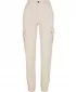 Pantalonii pentru doamne URBAN CLASSICS TB3048 ALB/NISIP
