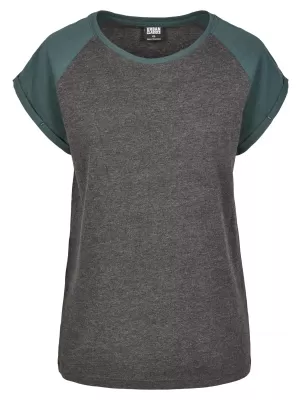 Cămaşă URBAN CLASSICS TB1913 CĂRBUNE/STICLĂ VERDE