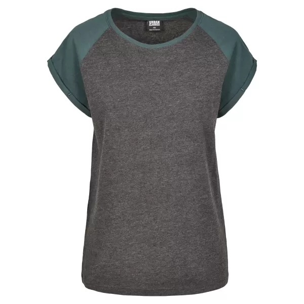  Cămaşă URBAN CLASSICS TB1913 CĂRBUNE/STICLĂ VERDE 