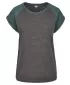 Cămaşă URBAN CLASSICS TB1913 CĂRBUNE/STICLĂ VERDE