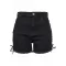 Pantaloni scurți pentru doamne URBAN CLASSICS TB2001 NEGRU SPĂLAT