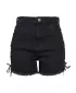 Pantaloni scurți pentru doamne URBAN CLASSICS TB2001 NEGRU SPĂLAT