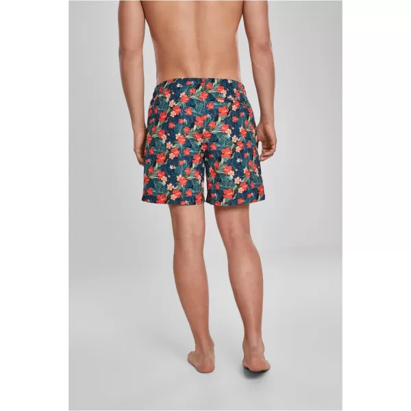  Pantaloni scurţi URBAN CLASSICS TB2679 NEGRU/TROPICAL 