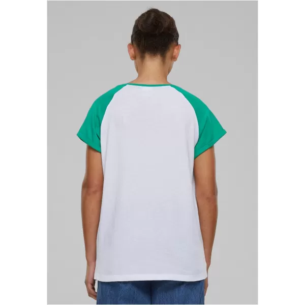  Cămaşă URBAN CLASSICS TB1913 ALB/FERN GREEN 