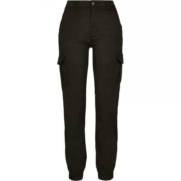  Pantalonii pentru doamne URBAN CLASSICS TB3048 NEGRU 