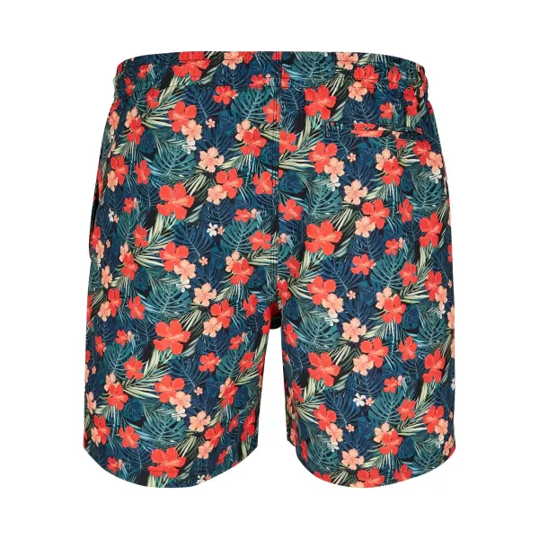  Pantaloni scurţi URBAN CLASSICS TB2679 NEGRU/TROPICAL 